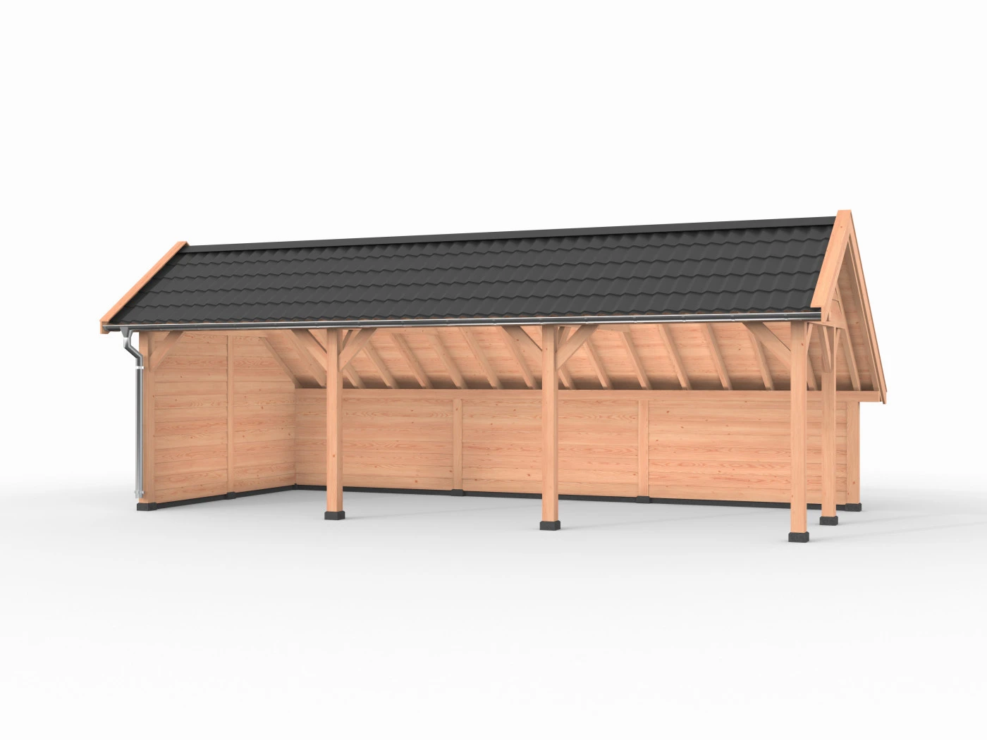 Douglas Kapschuur, 900 x 400, met achterwand en zijwand, Westwood Deluxe - Afbeelding 1